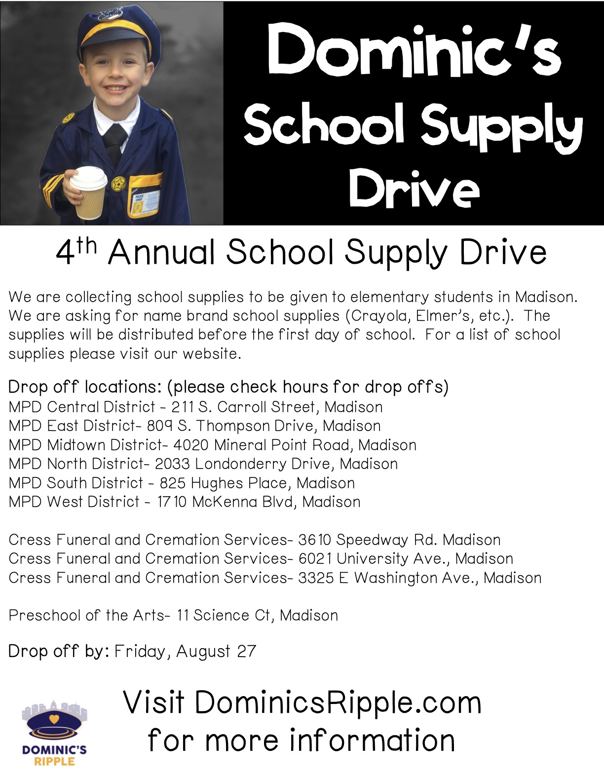 School Supply Flyer 2021